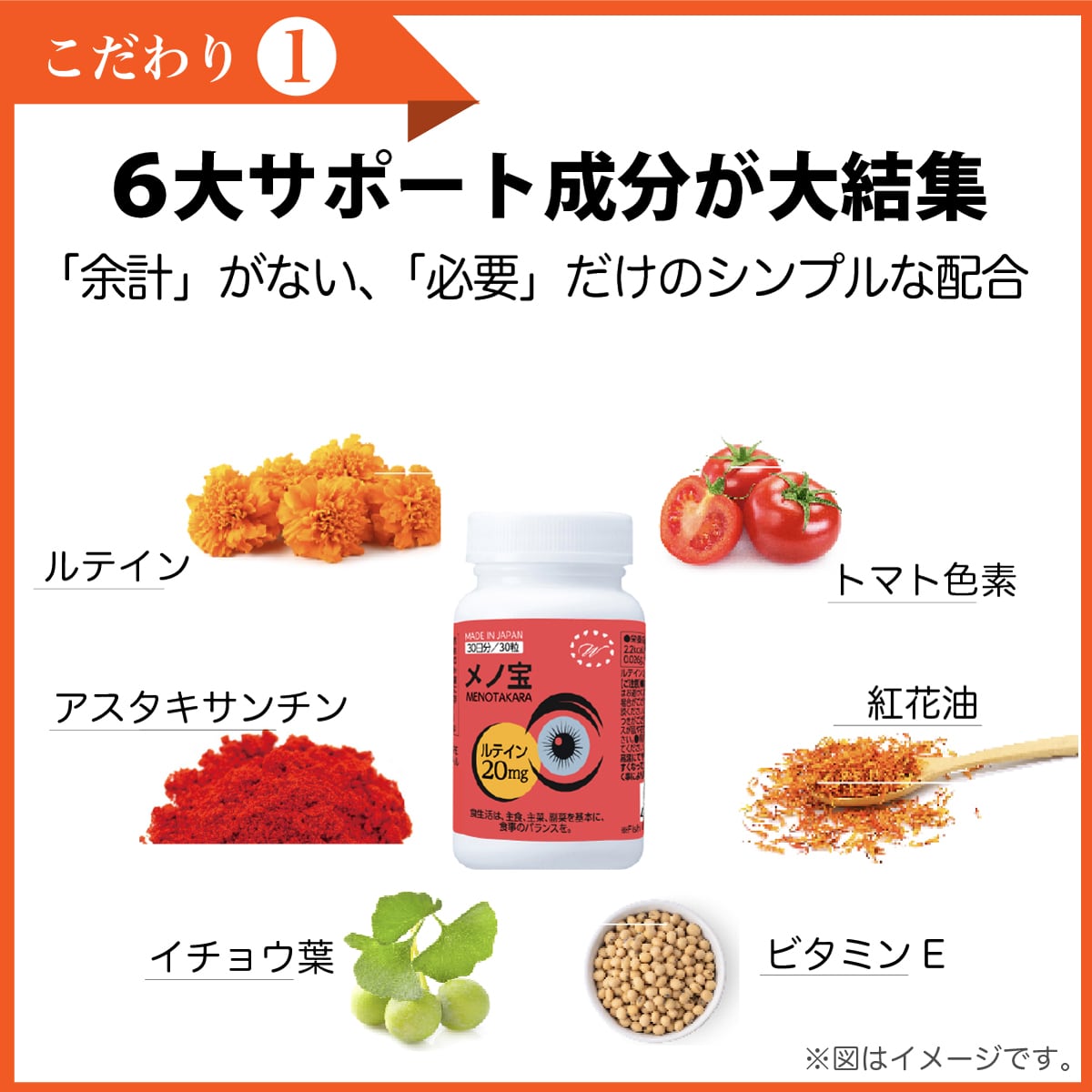 目のサプリ メノ宝 30粒/約30日分 国内製造 目の疲れ 視力 目のサプリ メノ宝 30粒/約30日分 国内製造 目の疲れ 視力