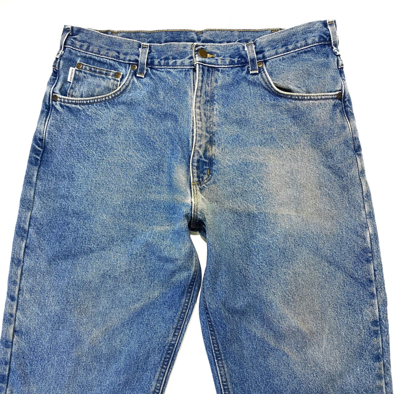 Carhartt カーハート デニムパンツ ワークパンツ 裏地チェック メンズ