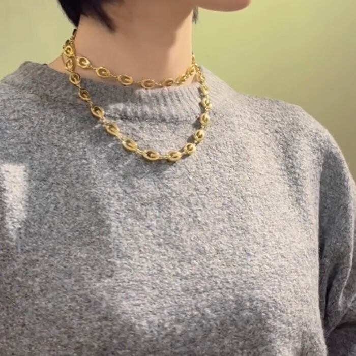 GIVENCHY 】ヴィンテージ ネックレス 2077 ジバンシィ ロゴモチーフ