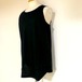 Long Length Tank Top(round model)　Black