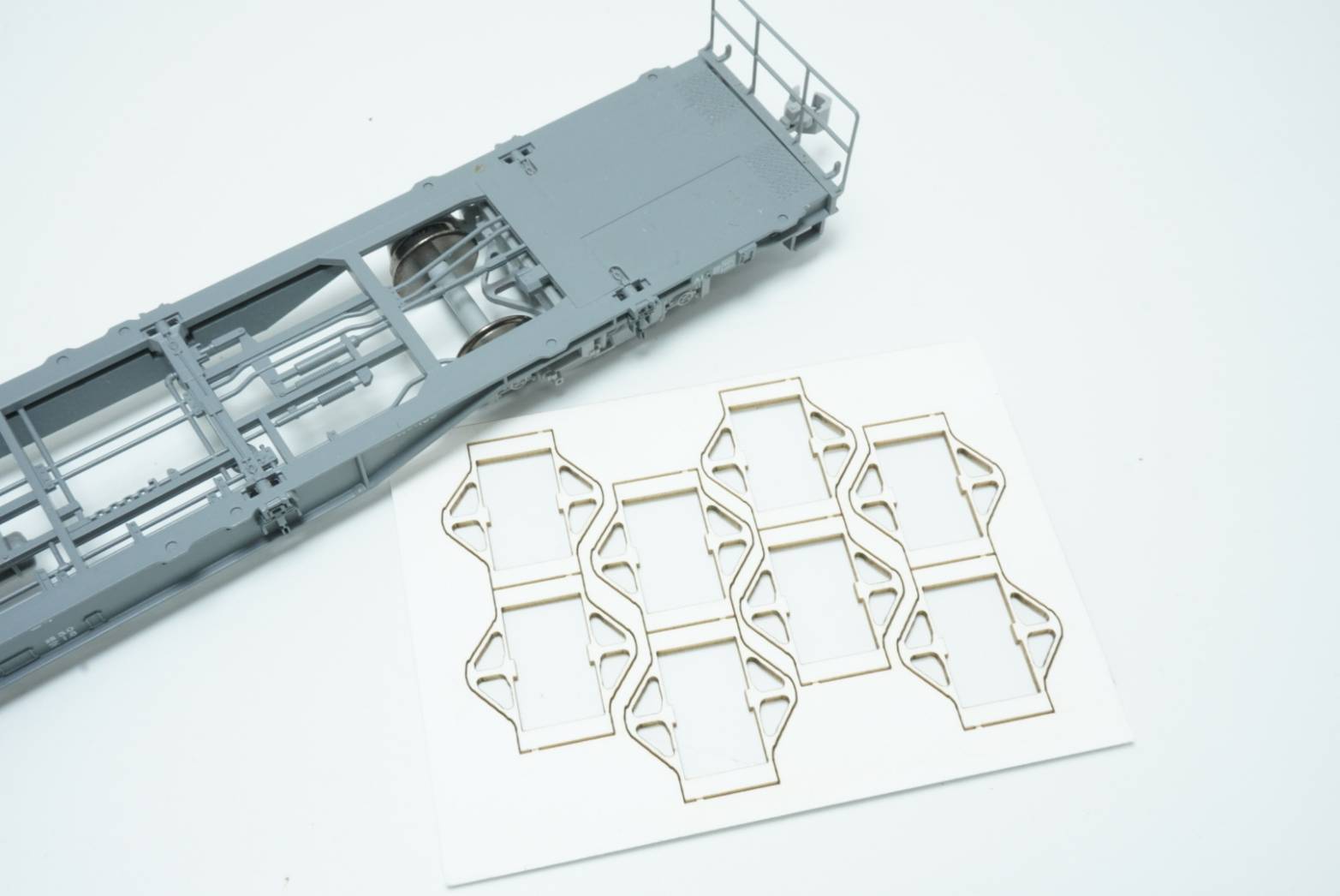 ごちそう産ページ 1/80 台車ブレーキテコ（FT1・2・3用）（4両分入） ペーパー