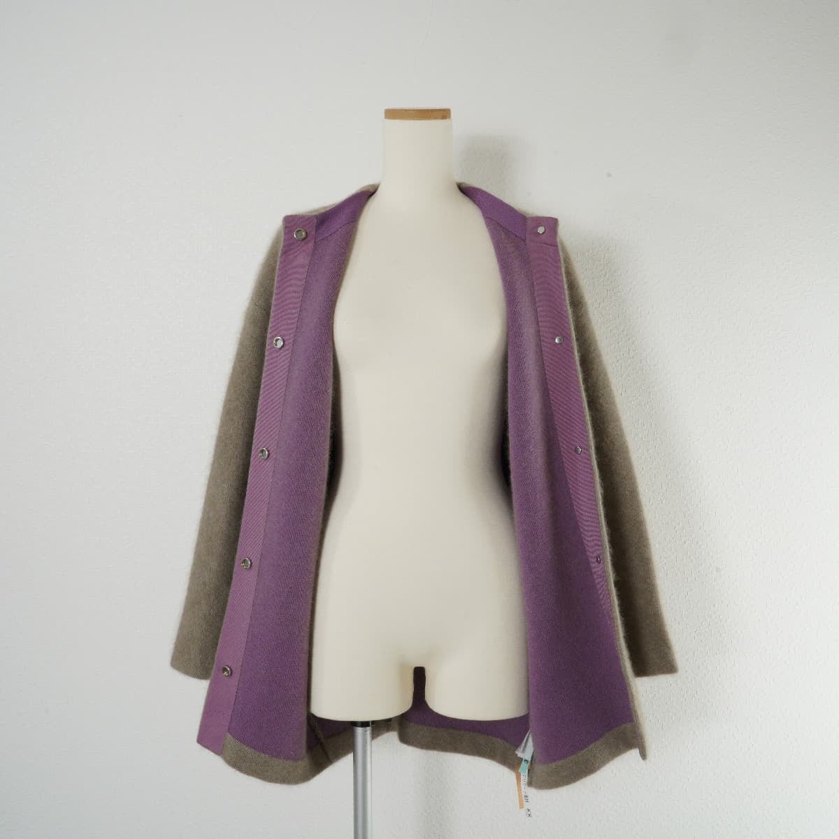 エレンディーク しのご 22AW RACOON MIX WCD カーディガン ニット 