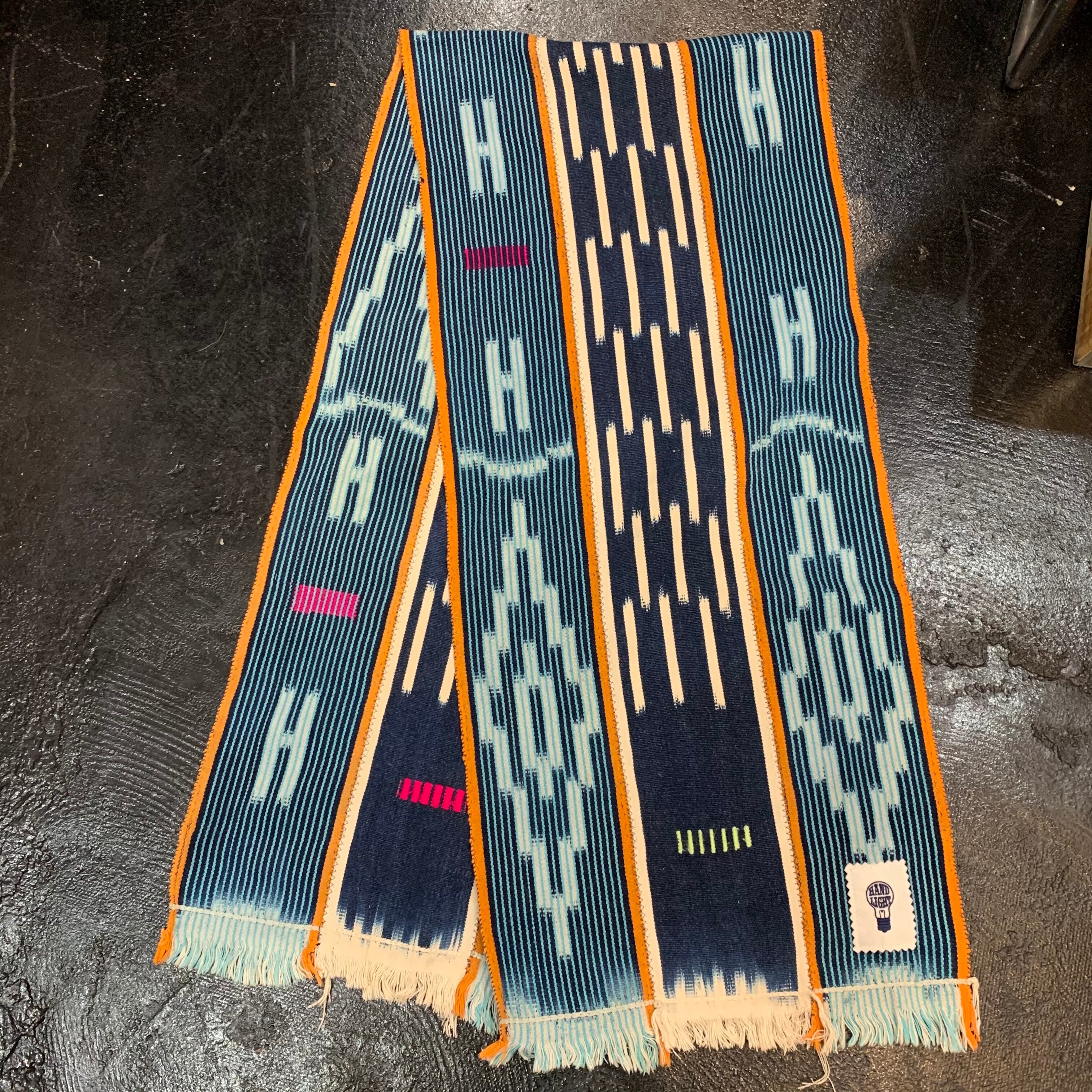 Vintage アフリカンインディゴ ストール Vintage アフリカンインディゴ