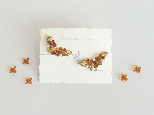金木犀 - fragrant olive earring -