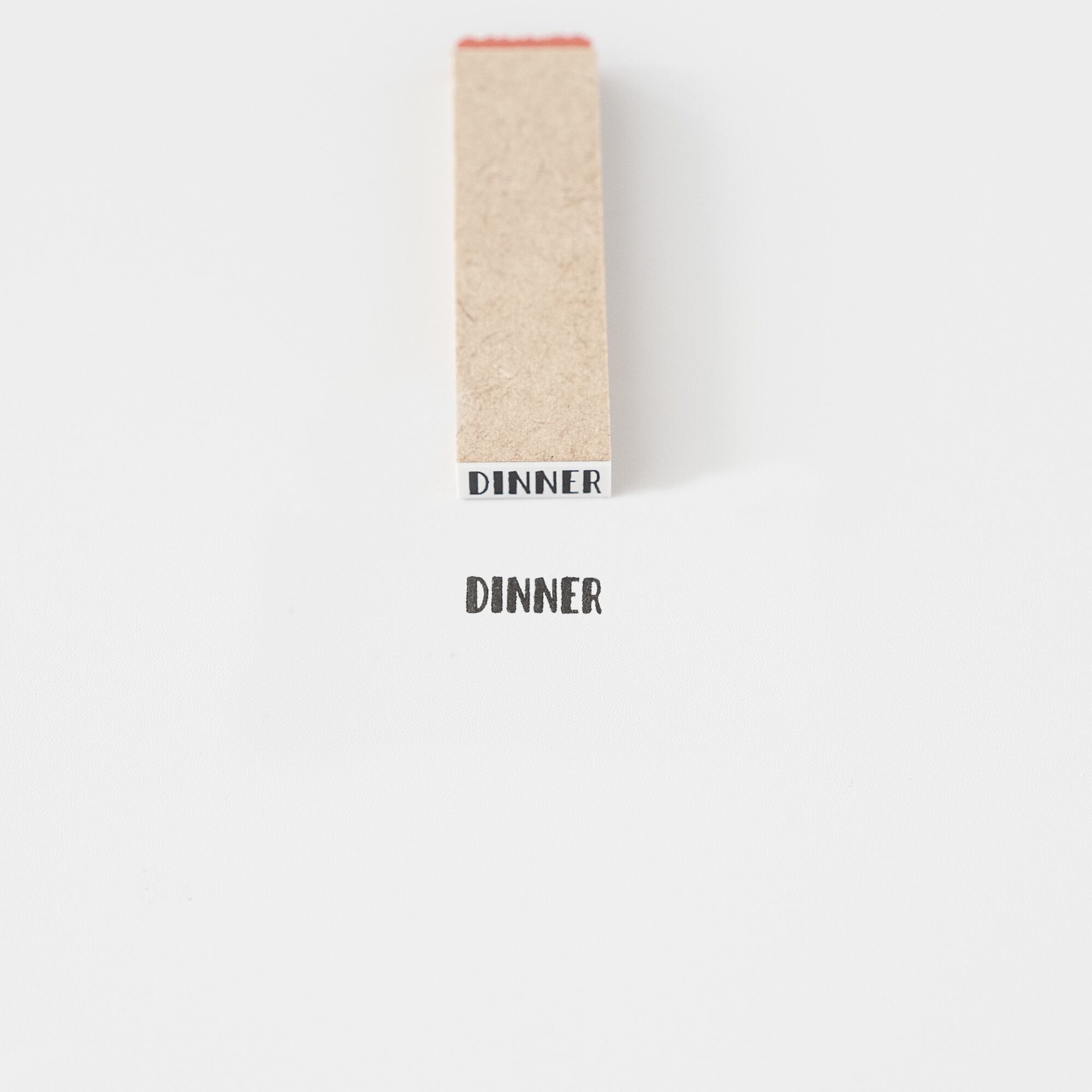 【小さな文字】DINNER_夜ごはん | はんこ