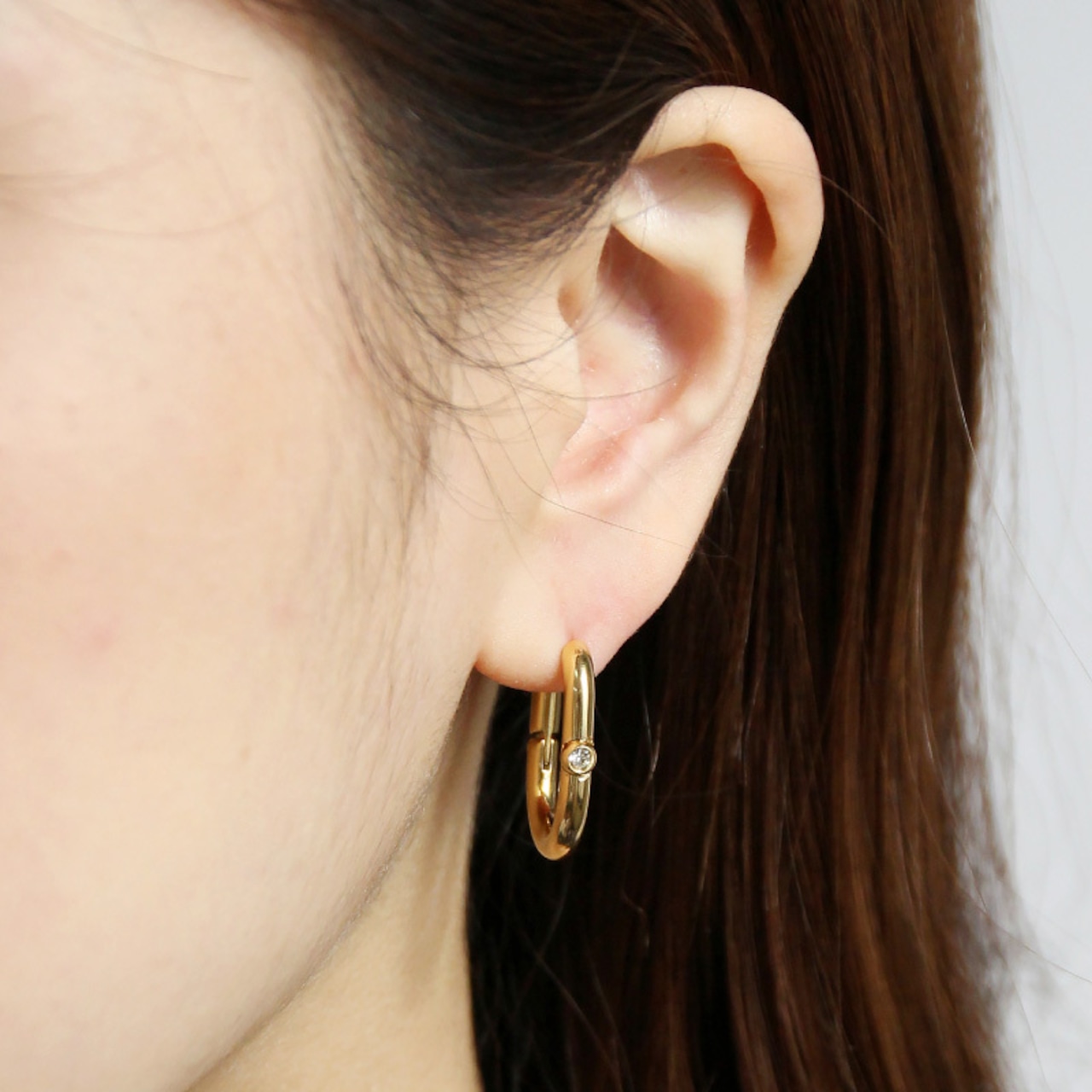 【ネコポス便】ピアス スクエアハグピアス 金属アレルギー ステンレス 1906