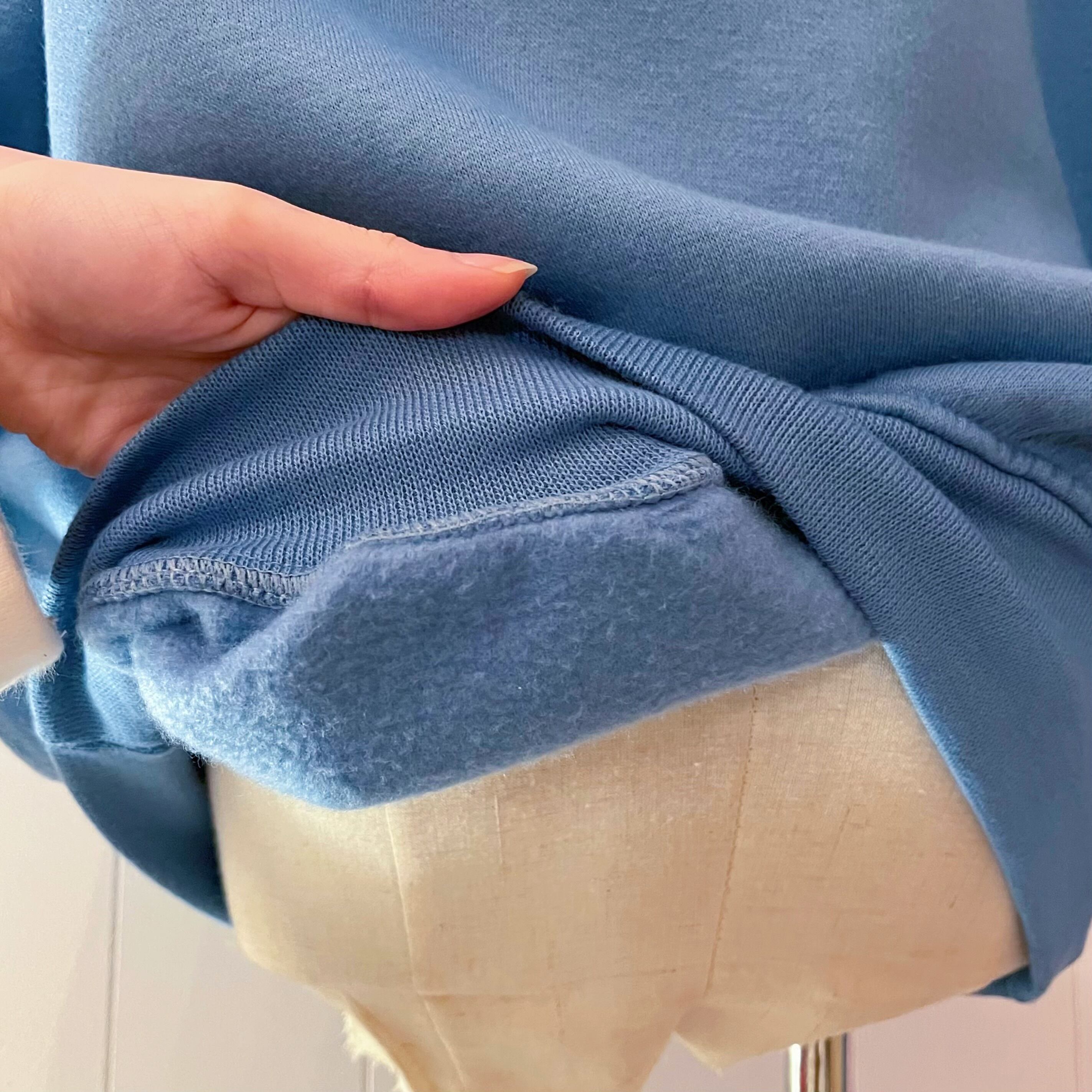 light blue mens polo sweat