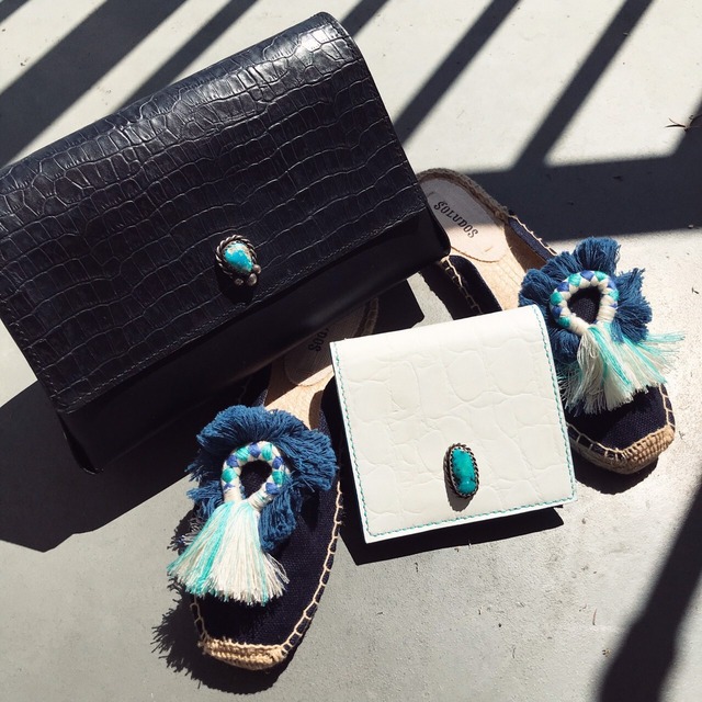 Cumpas Turquoise × Short wallet