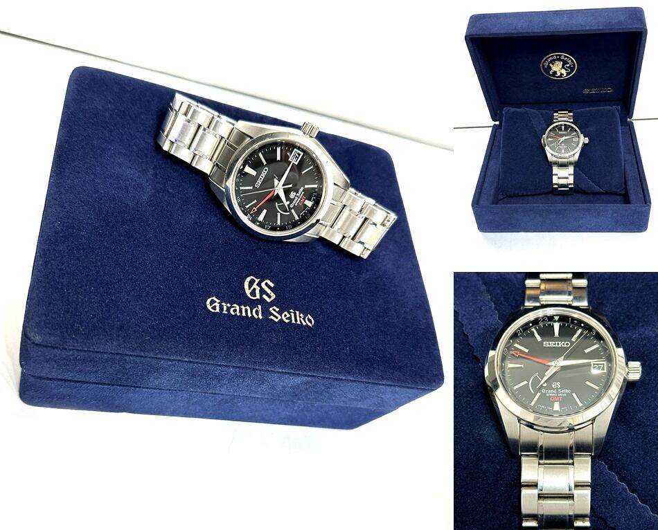 GRAND SEIKO グランドセイコー スプリングドライブ GMT SBGE011 裏スケ