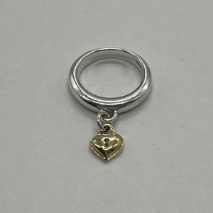 ティファニー TIFFANY&CO ハートロック リング 10号 コンビ 希少