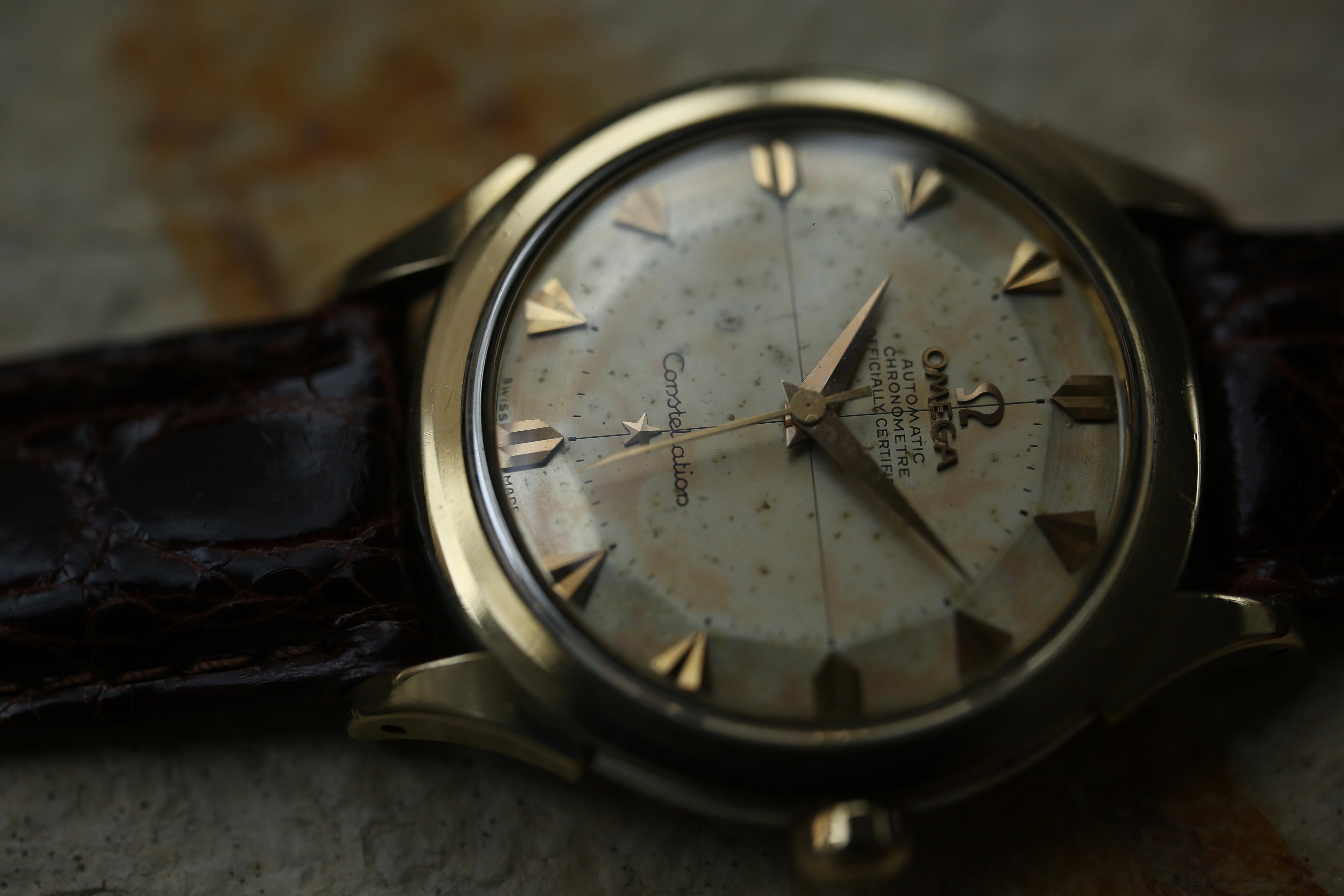 OMEGA】1956年製 オメガ コンステレーション ブラウングラデーション 