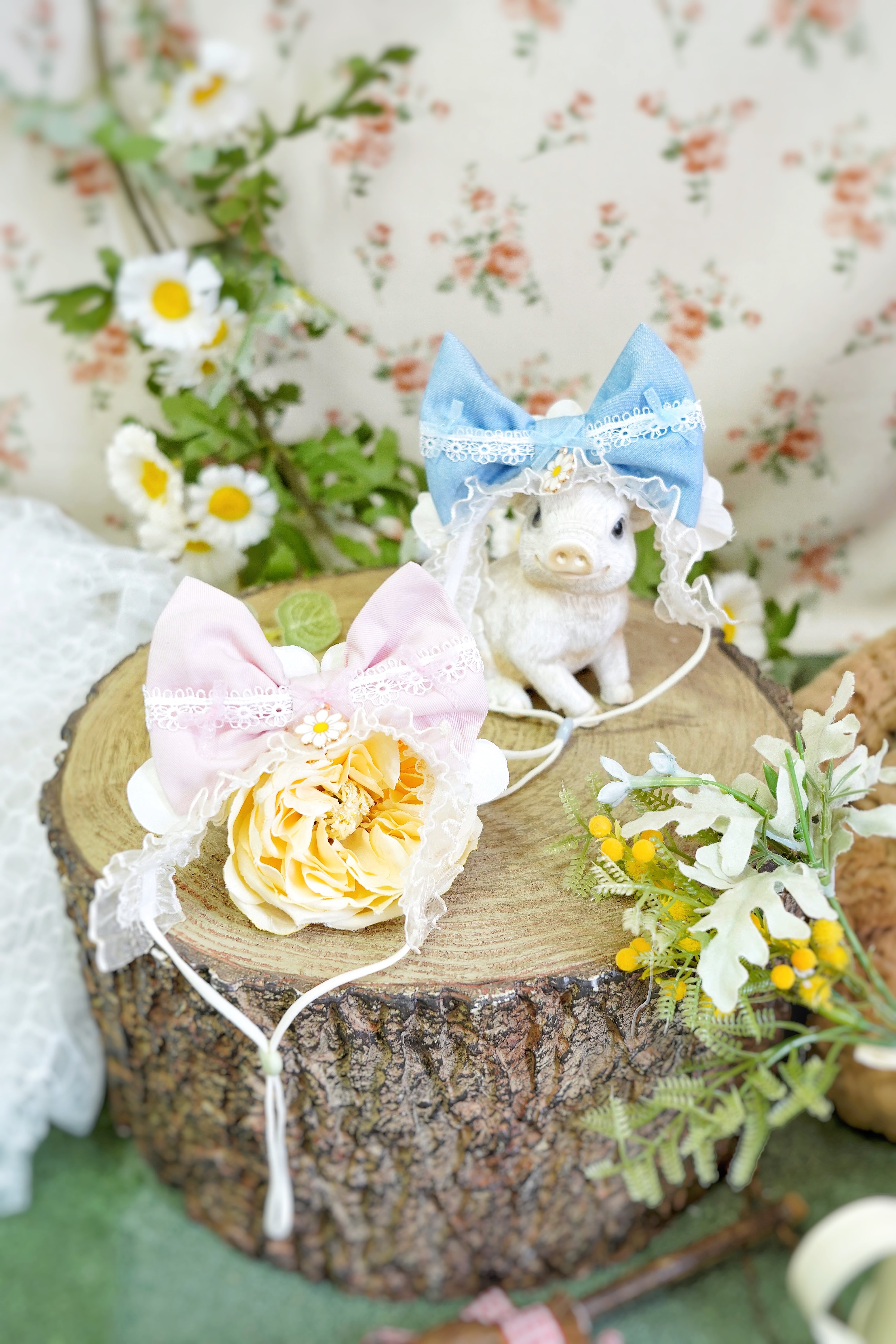 スモアピンク・ブルーカチューシャ