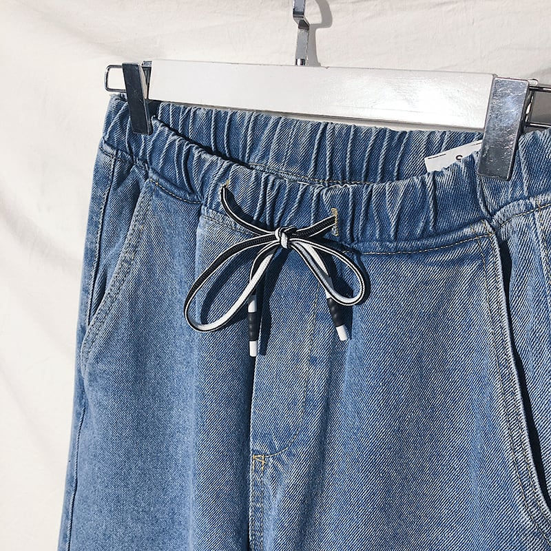 全1色 デニム パンツ ストレート カジュアル 無地 おしゃれ