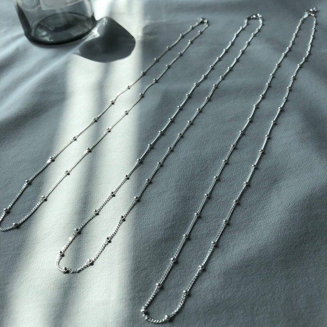 Ball Chain Necklace (41cm/45cm/50cm) ◇ NS21009