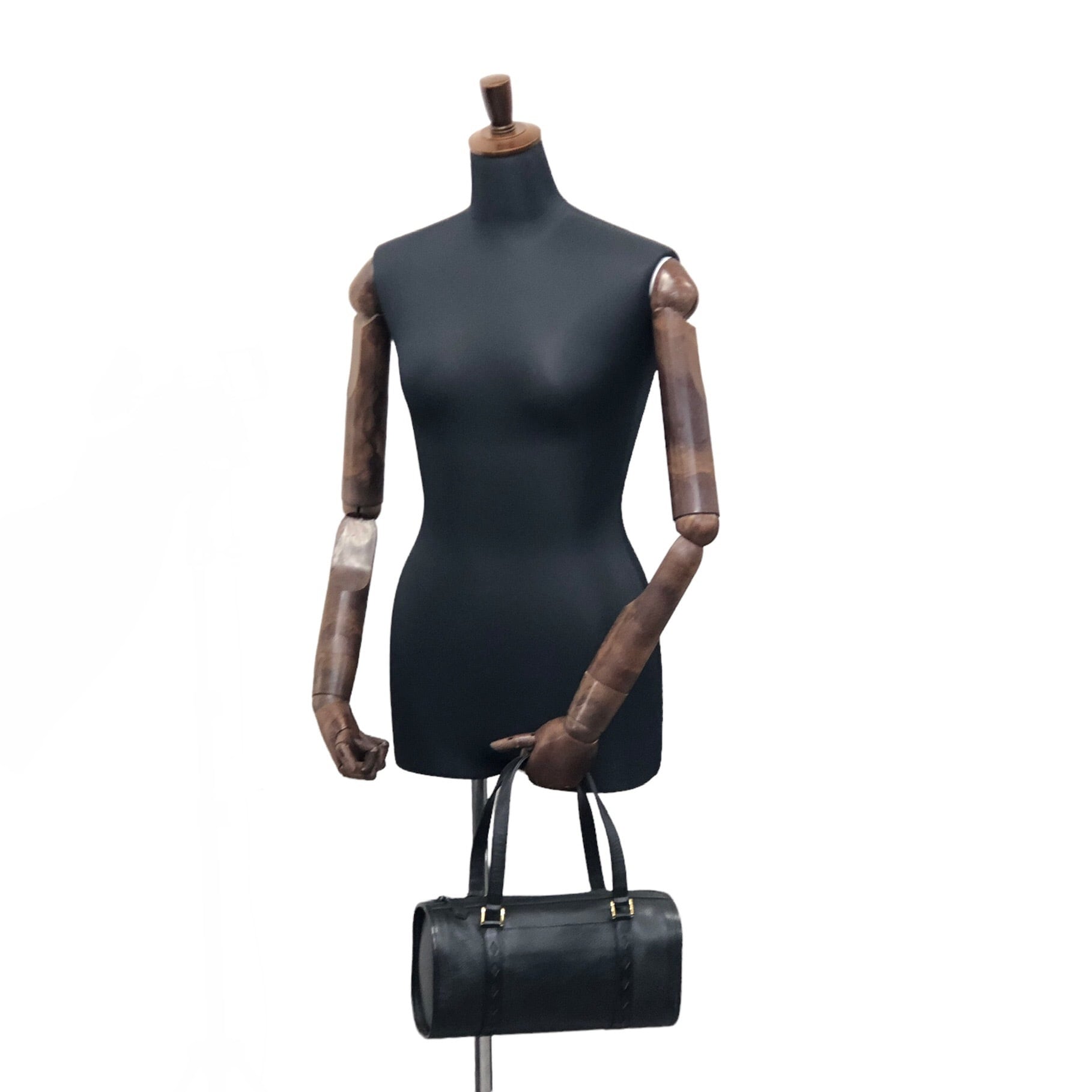 Yves Saint Laurent イヴ・サンローラン ダイヤカット レザー ボストン