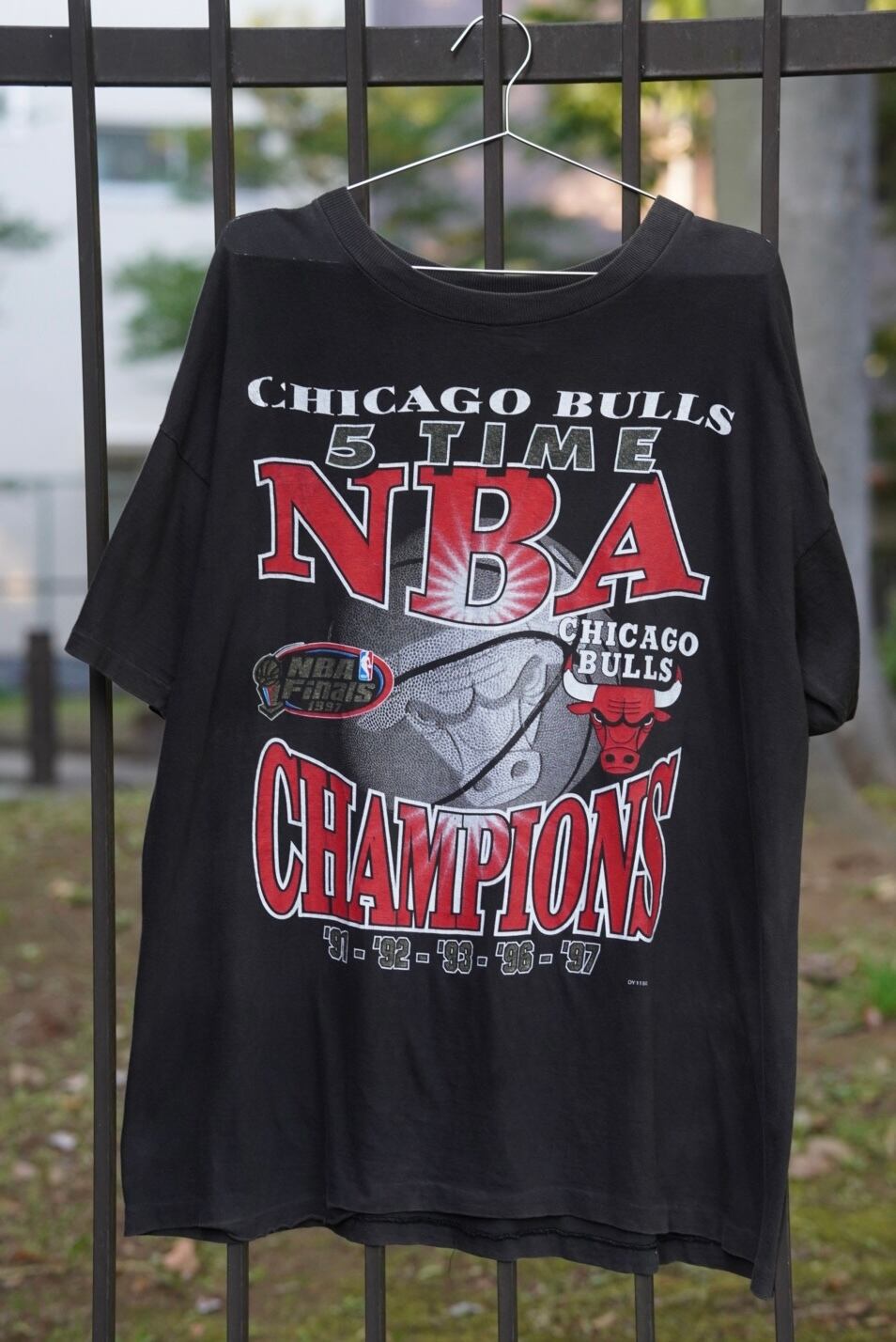 90s ブルズ NBA チャンピオン Tシャツ XL ジョーダン XL】90s “Chicago Bulls” NBA CHAMPIONS T-Shirt Made in USA | blues