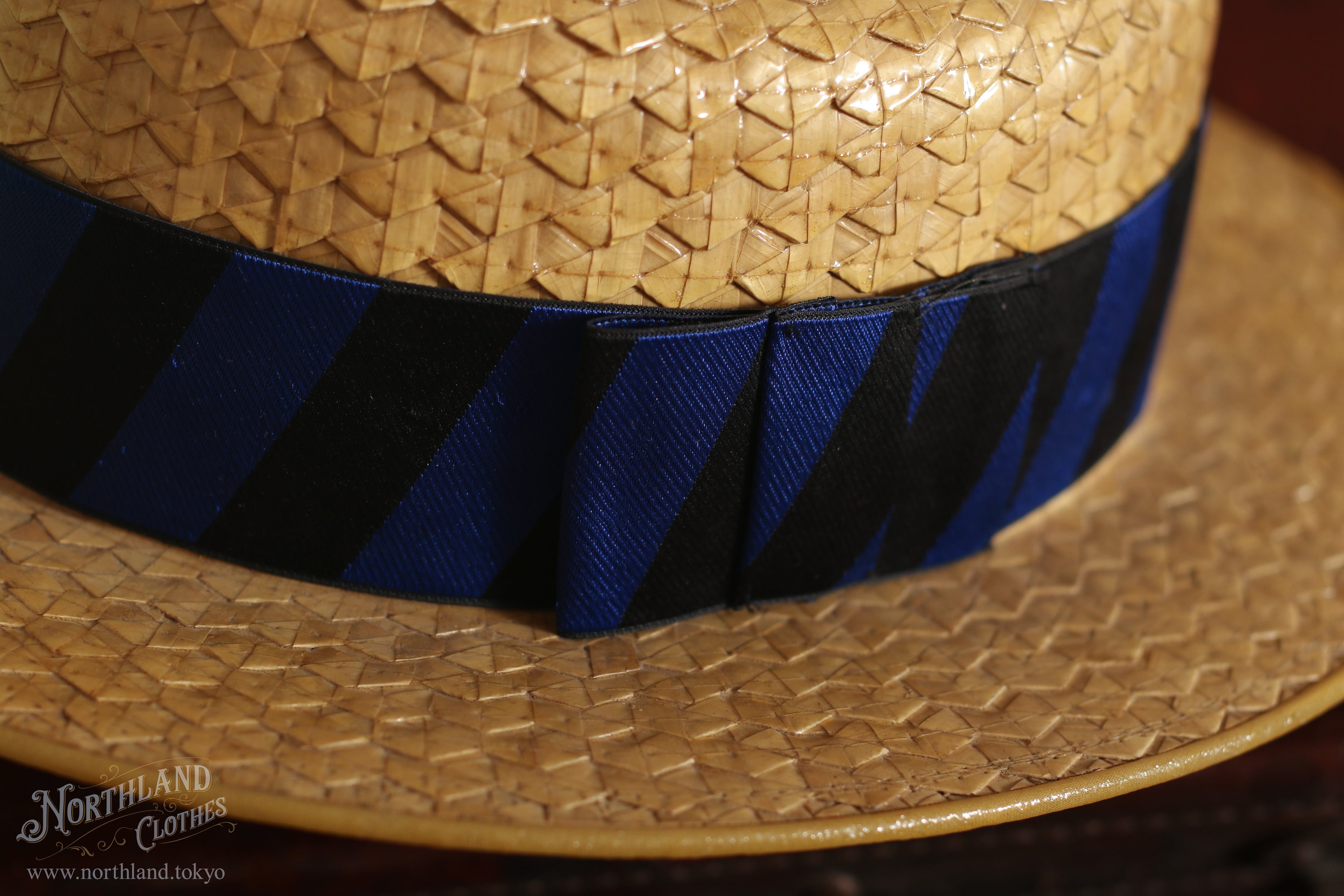 SOLD】1930年代 スタイル ヴィンテージ風 高級 カンカン帽 7 5/8 XXL 