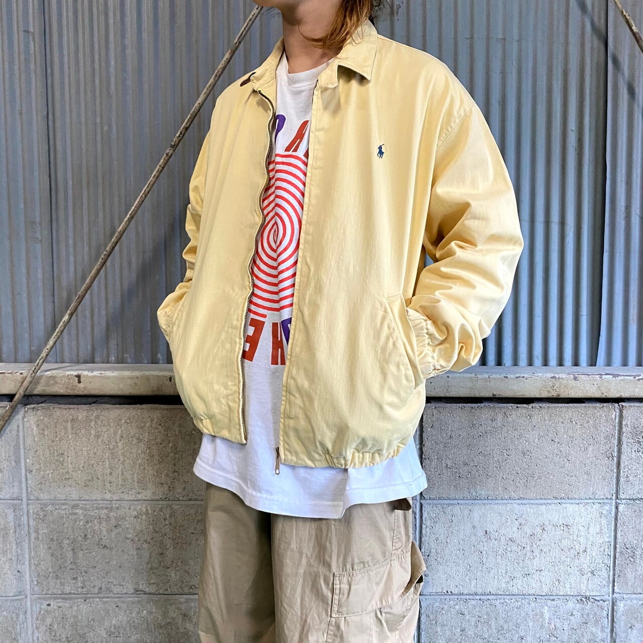 90年代 カナダ製 ポロバイラルフローレン スイングトップ メンズXL 