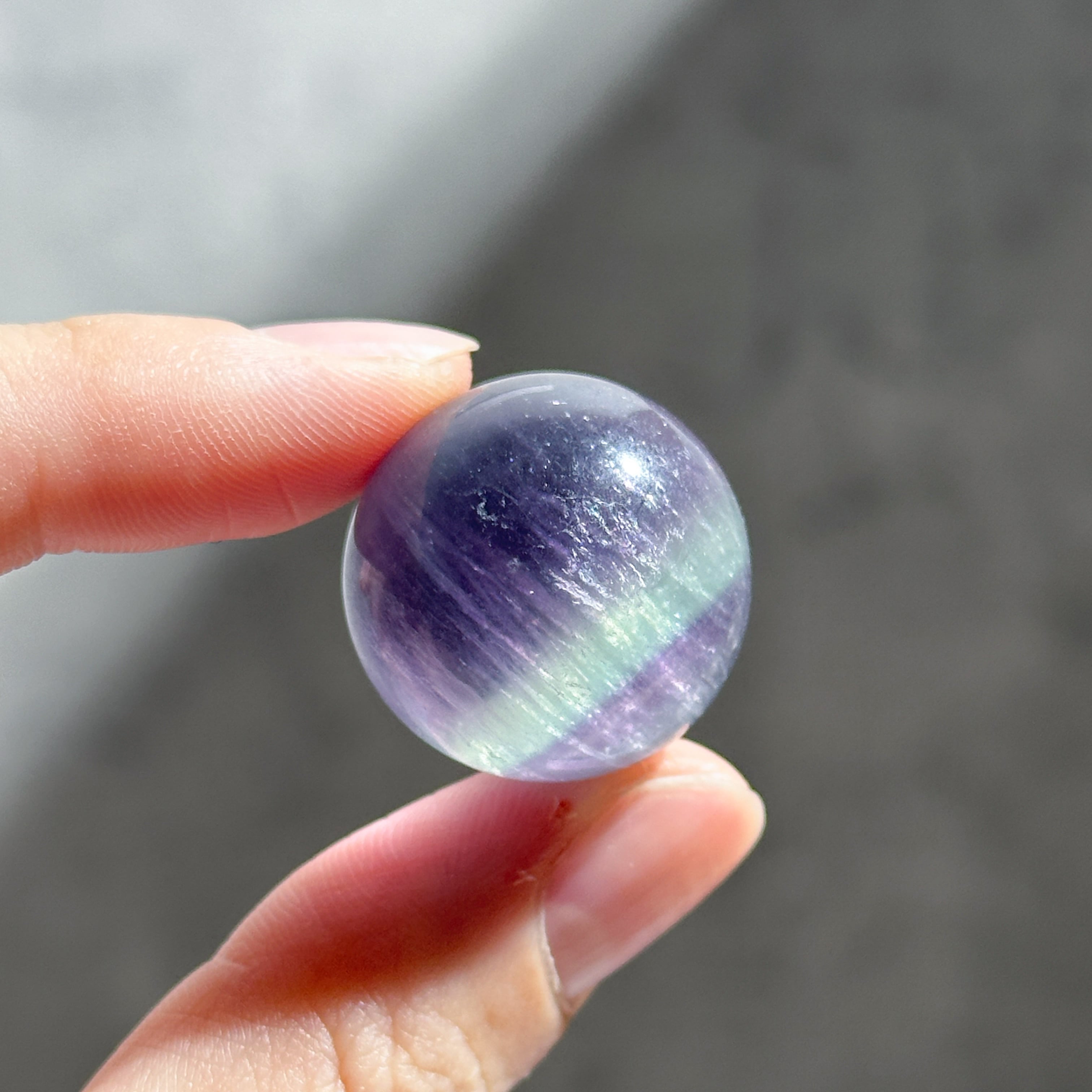 レインボーフローライト スフィア(丸玉)62◇ Rainbow Fluorite Sphere◇ 天然石・パワーストーン