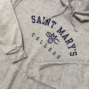 【GILDAN】カレッジ セントメアリーズ saint mary's college アーチロゴ プリント スウェット パーカー プルオーバー フーディー M US古着