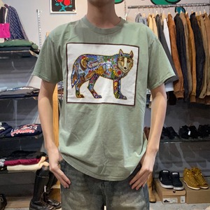 狼さんのアートなTシャツ