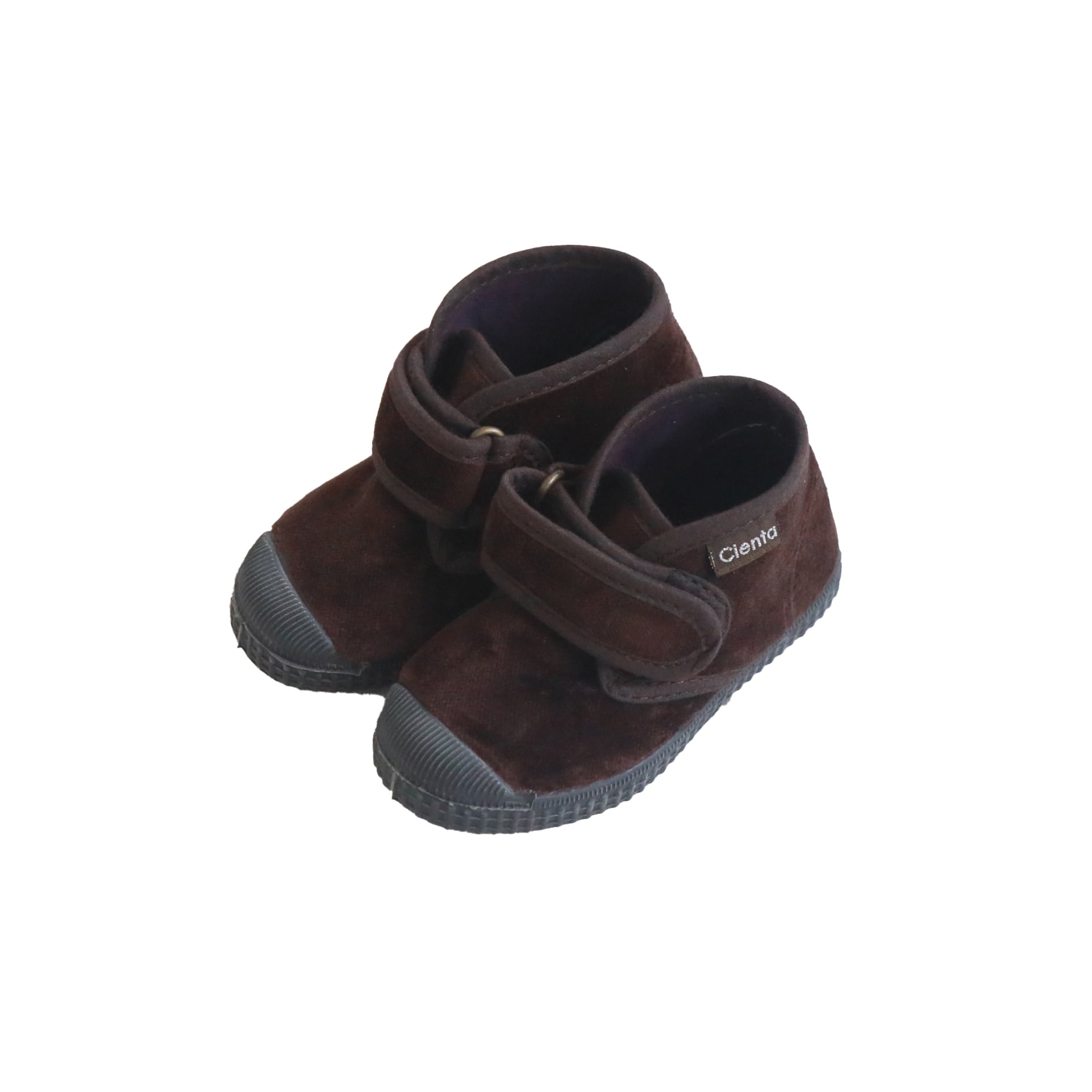 cienta(シエンタ)/ ハイカットベルクロシューズ / Velour Brown / 12.5〜20cm