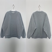 USコットンBIGスウェットPO/グレー