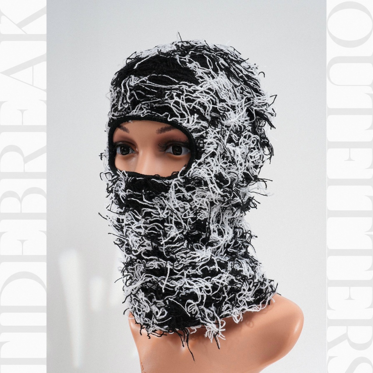 Distressed Texture Balaclava TB2395・画像2