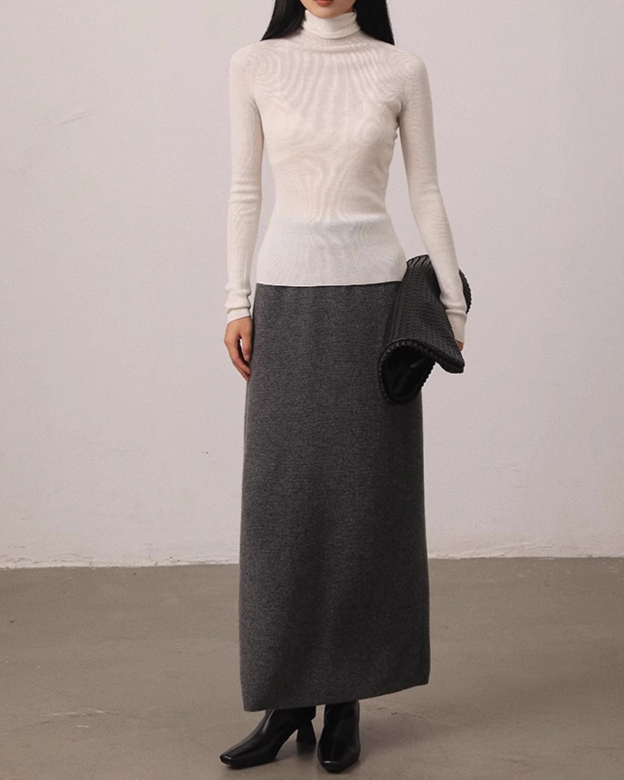 Turtle neck Tops　T20417