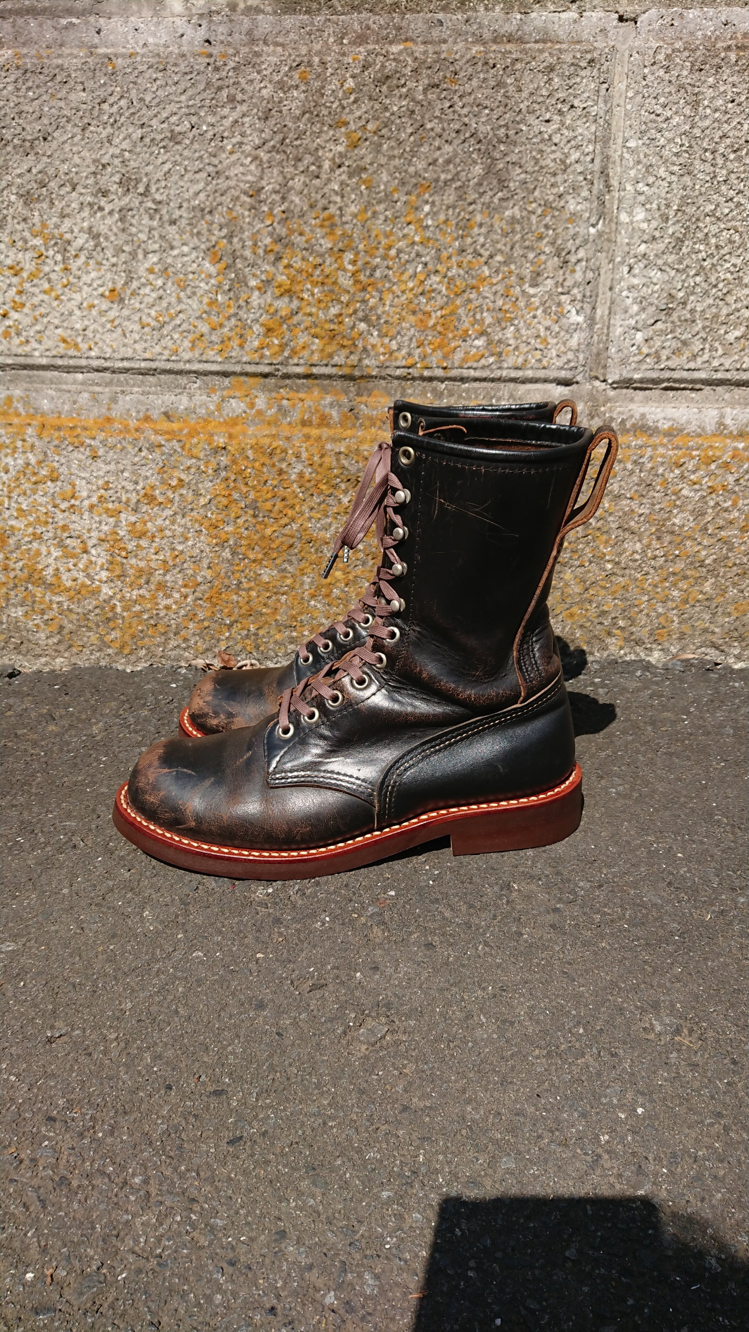 Redwing 699 スチール無しロガーブーツ カスタム コルクソール 中底 