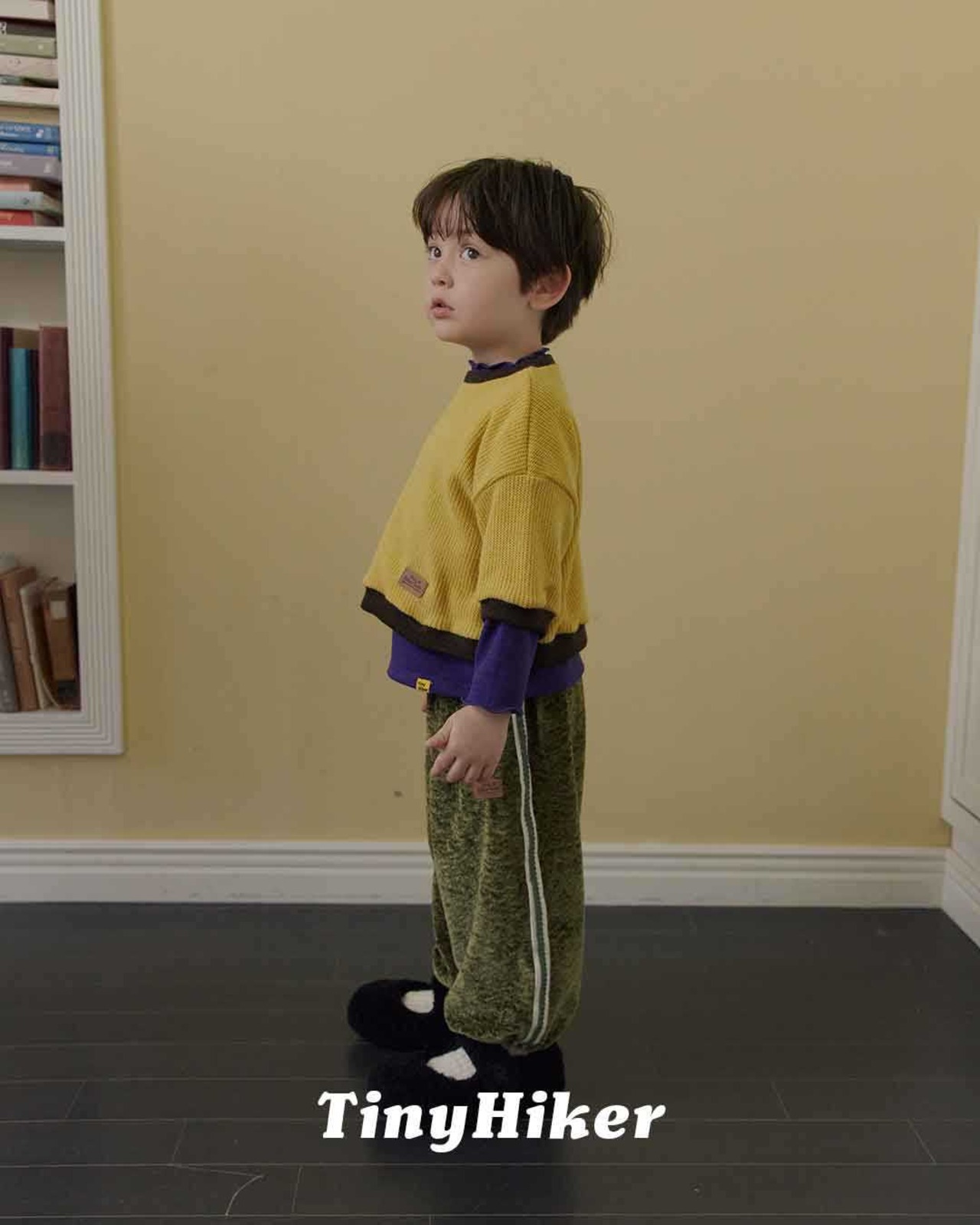 〖取寄〗韓国子供服 / 26winter / TinyHiker / シルキーテープジョガーパンツ / キッズ *XS~XL*