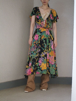 70s lodon vintage dress(sele)