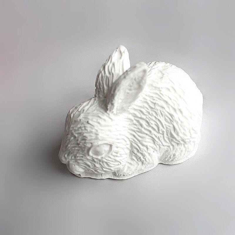 うさぎ(立体)c シリコンモールド | シリコンモールド・クレイクラフト