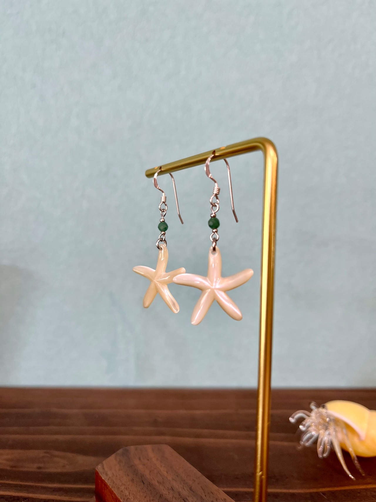 高瀬貝ヒトデピアス