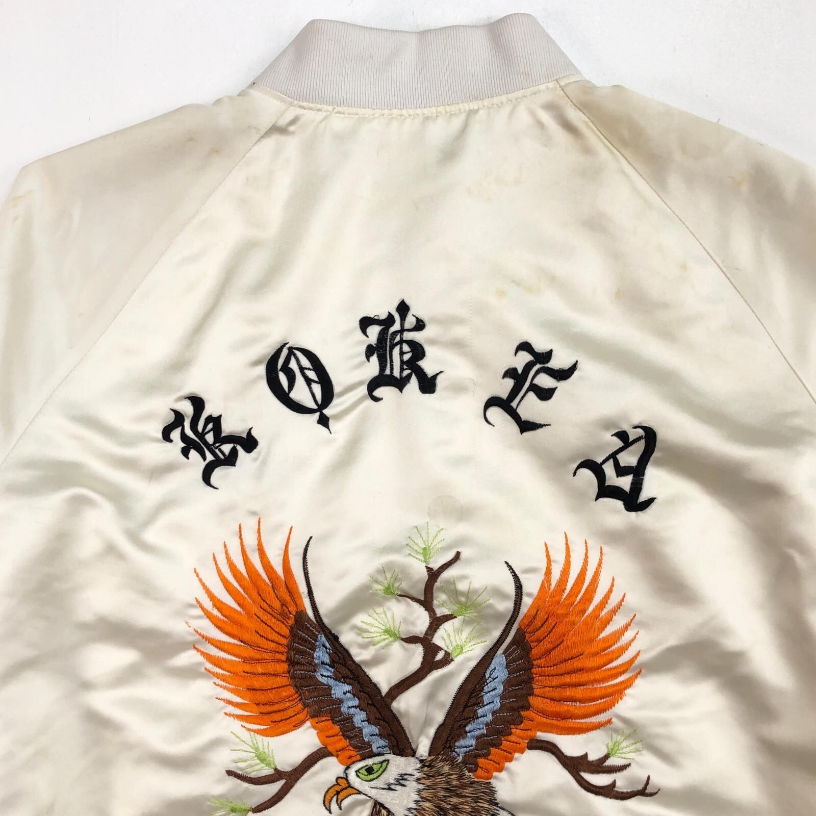 希少 80's ヴィンテージ コリジャン スーベニアジャケット KOREA 希少 80s コリジャン スーベニアジャケット スカジャン 0106 / ~1980's