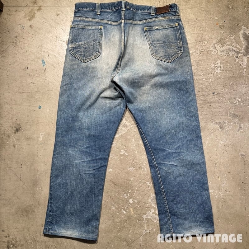 Lee 101Z 60年代 サイドタグ GRIPPERカムロック式ジッパー 60's~ Lee RIDERS リーライダース 101Z デニム サイド黒タグ GRIPPER