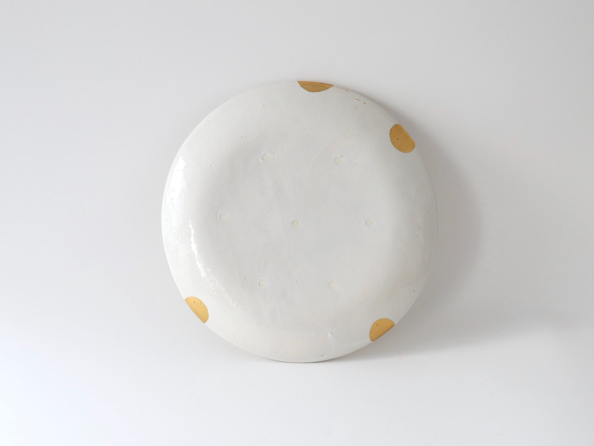 中囿義光 7寸皿（金彩） 水玉 B | Galerie NUAGE