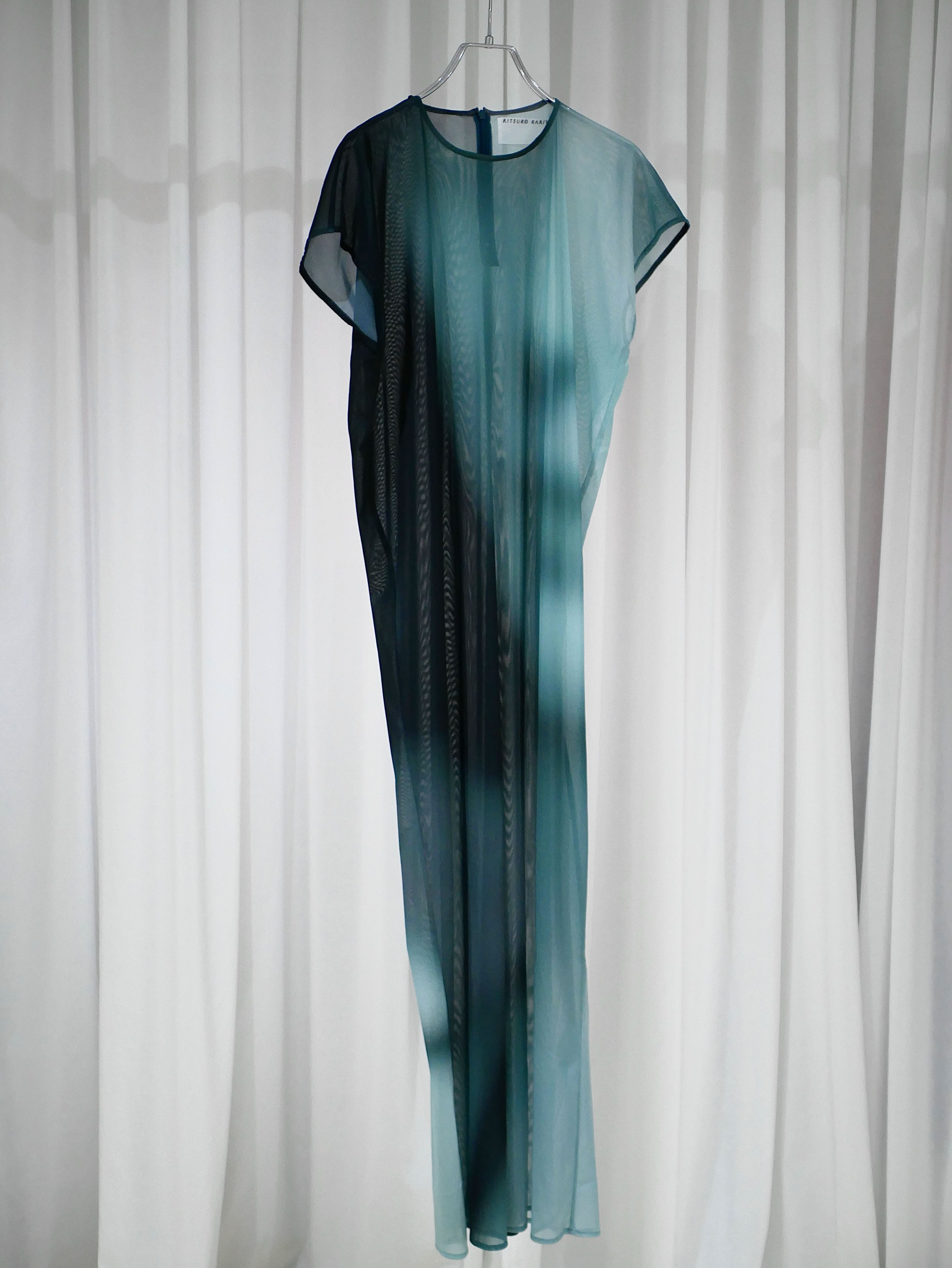 RITSUKO KARITA Painted Body Dress（2piece）〔rich〕（Eclipse green