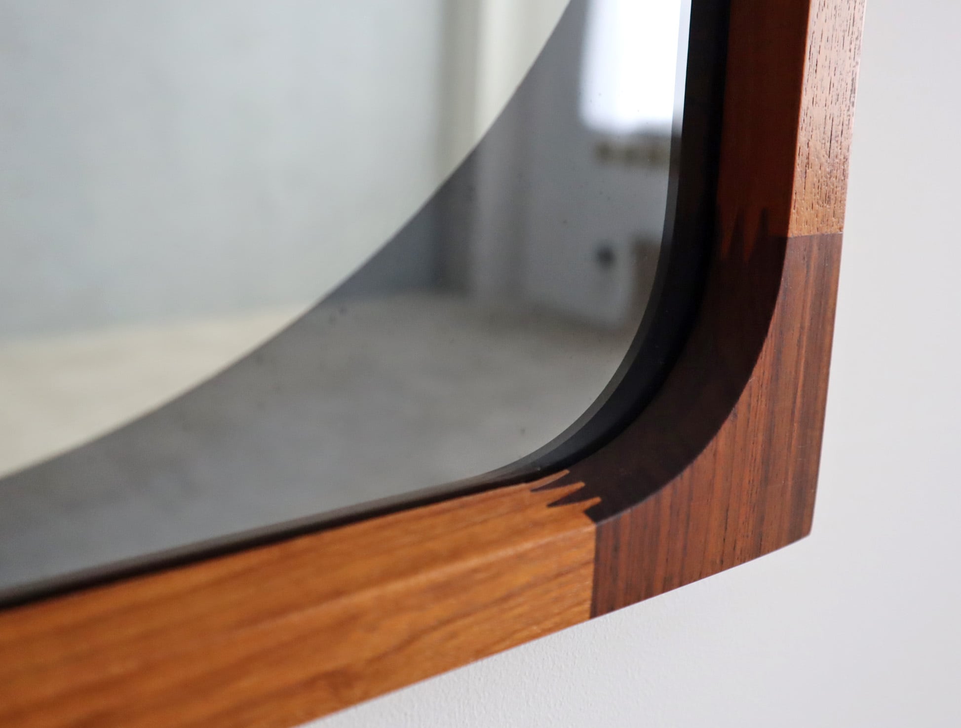 秋田木工 チーク＆ローズウッド ウォールミラー | fismic