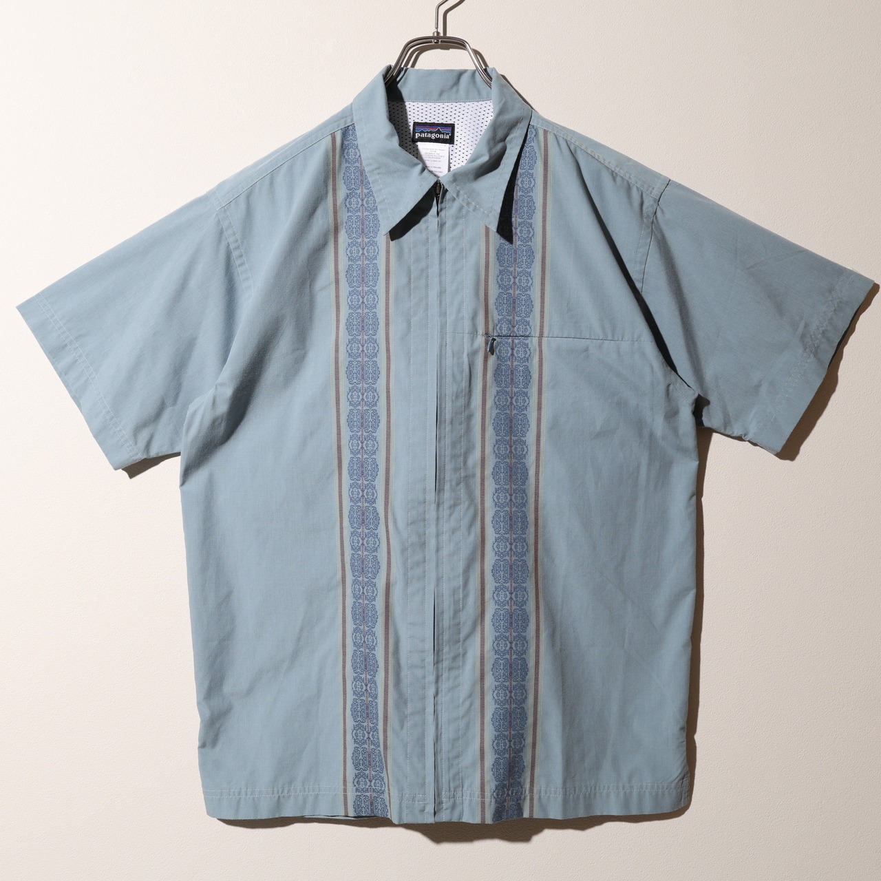 極美品 M 05年 Sideburn Shirt Patagonia Rythm ジップシャツ サイドバーンシャツ パタゴニア リズム