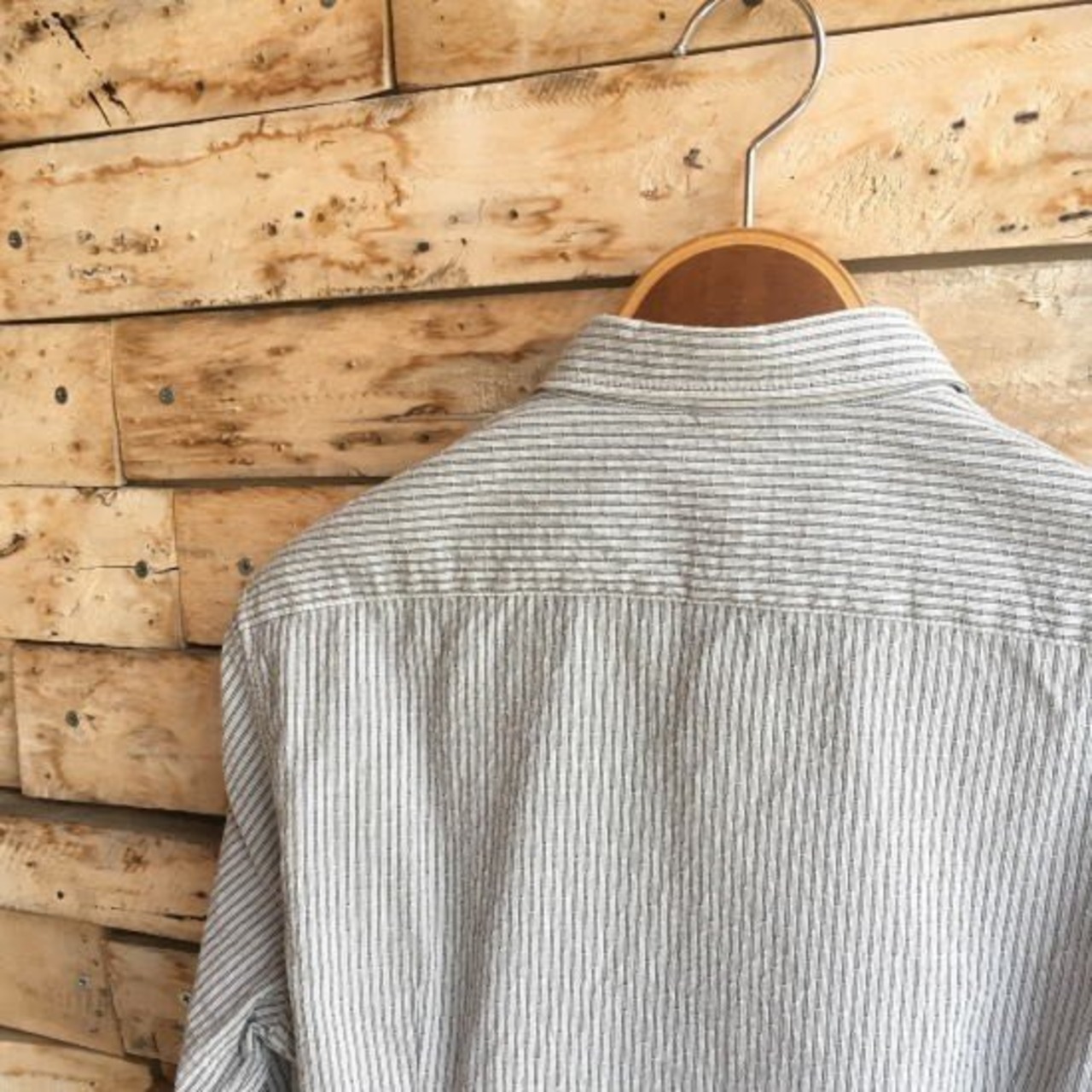DNL Italy　スリムフィットシャツ　グレー 【SALE】