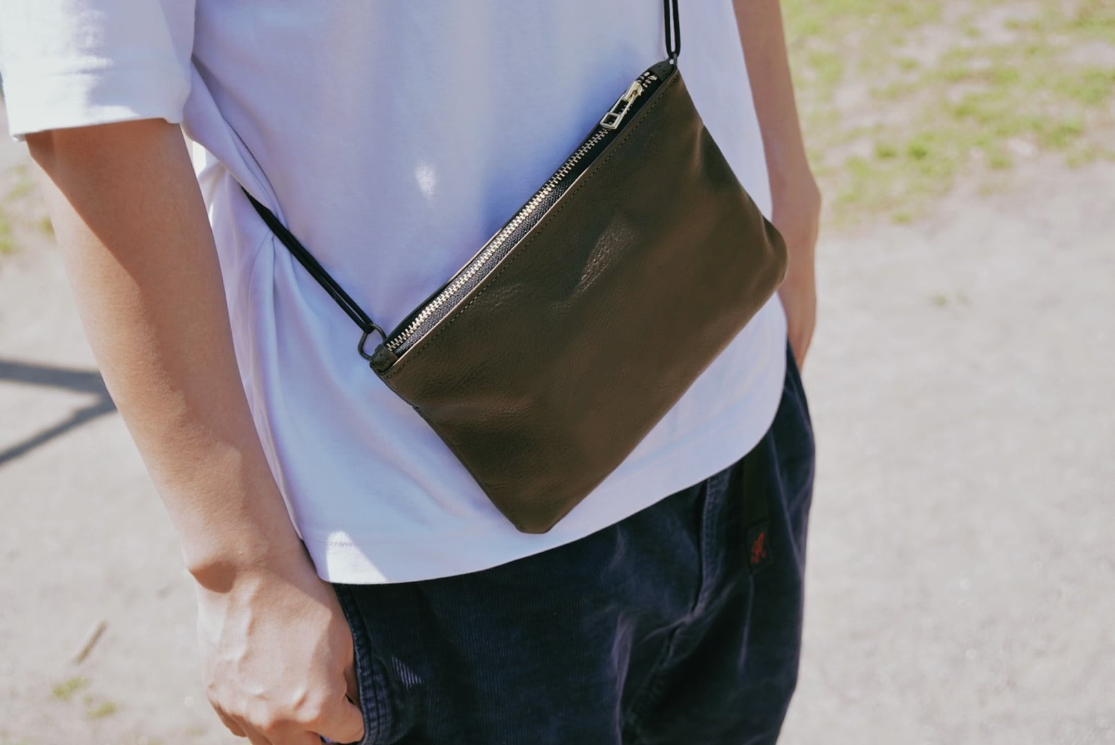 レザーサコッシュ