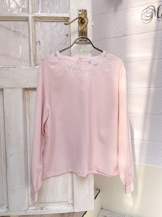 OUTLETSALE(PINK) MOKUMOKU BLOUSE