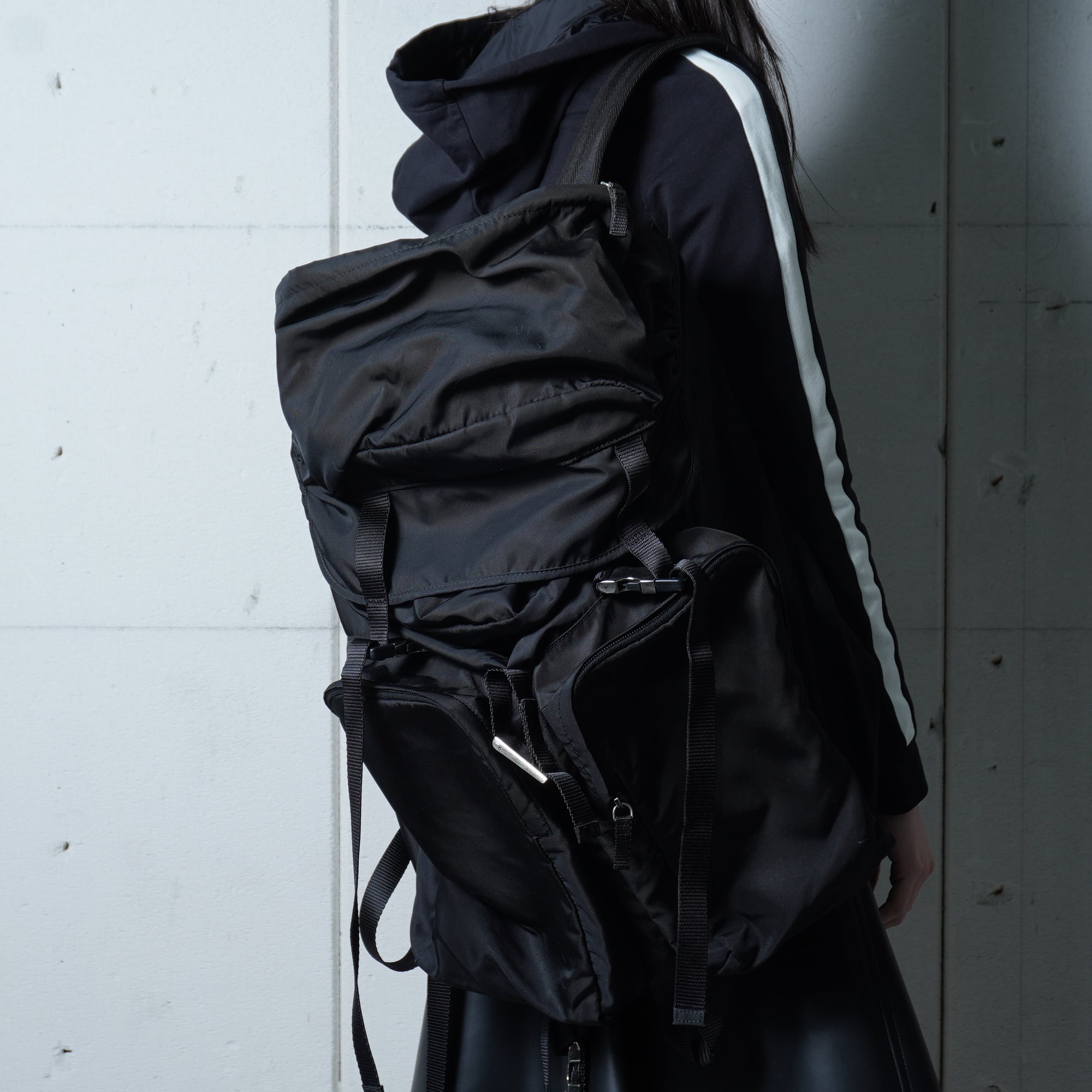 プラダV136 ブラック PRADA】プラダ V136 NERO バックパック リュック | ブランド古着屋