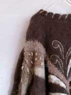 Hand made mohair knit