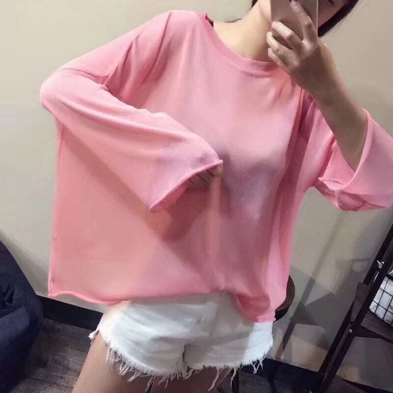 ドロップショルダー 透かしニット  AJ−4Z4039-A08