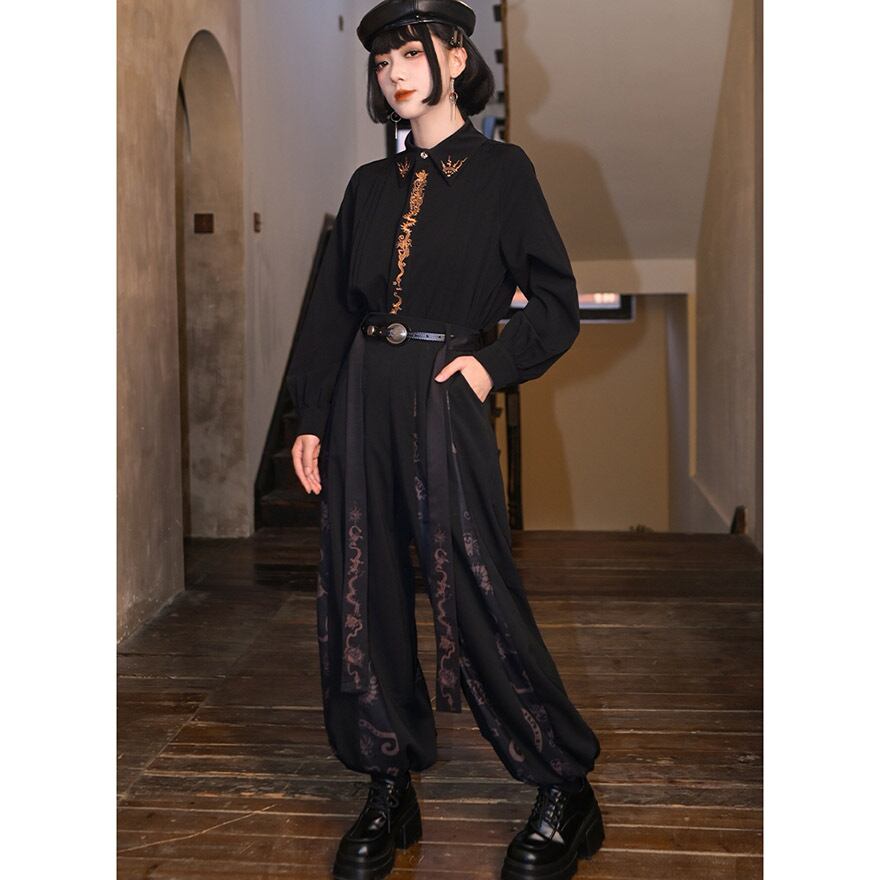 サブカル 服 地雷系 通販 パラシュートパンツ ストリートファッション 古怪舎