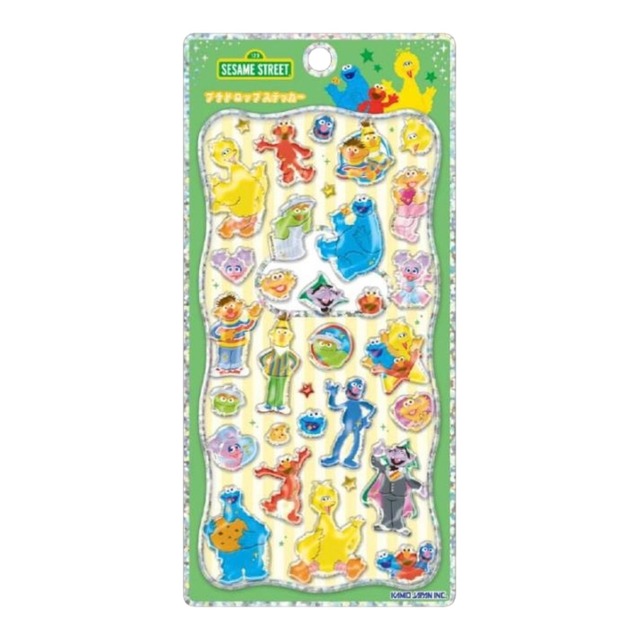 プチドロップステッカー　セサミストリート