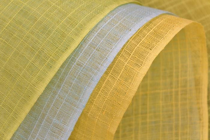 Y*郎様 高級　麻のれん　おぼろ染暖簾　万葉舎　新品 麻のれん 「紫陽花」 おぼろ染めのれん 手織りのれん のれん 本麻 万葉