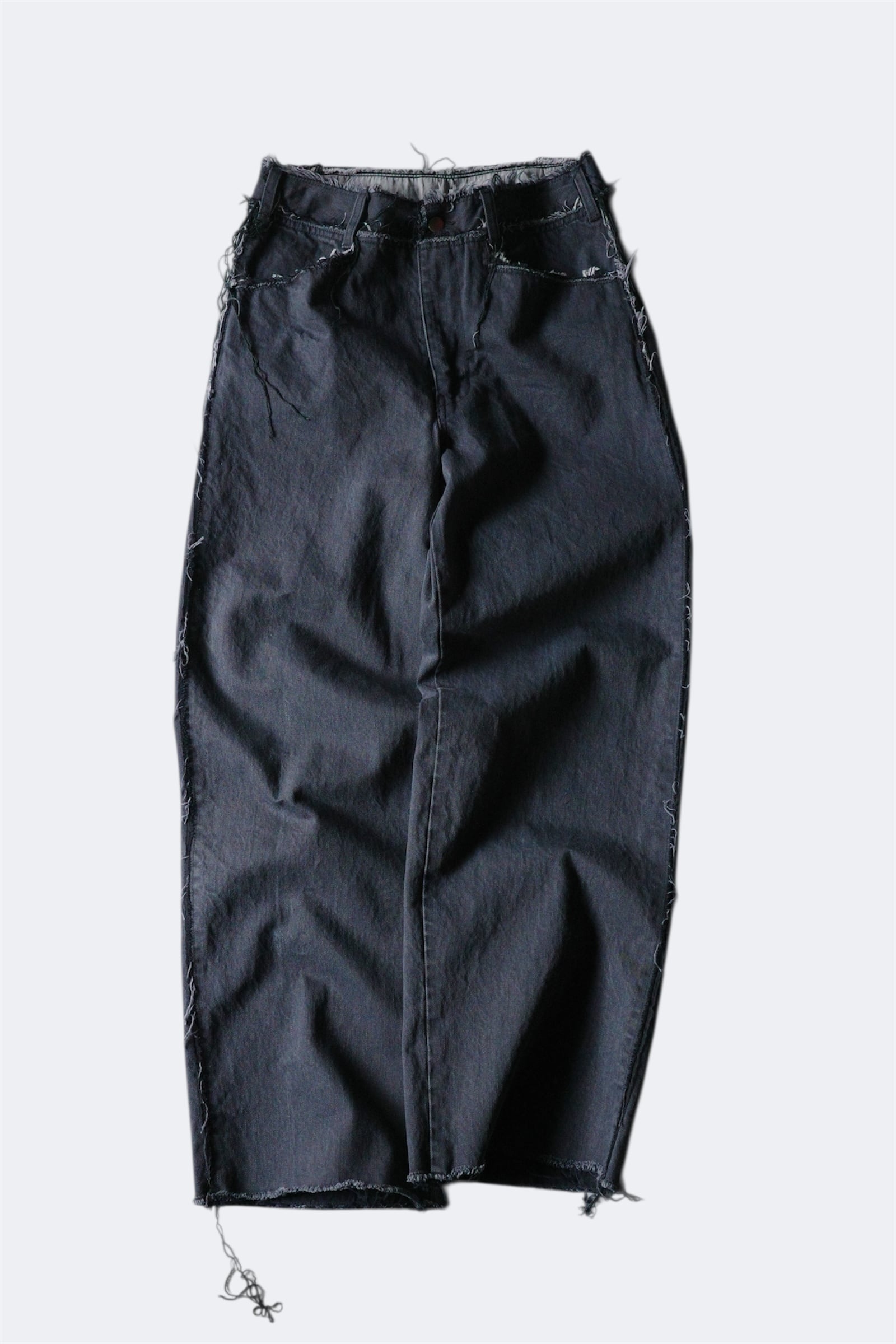 Midorikawa【DENIM PANTS -BLACK-】 | lloomm